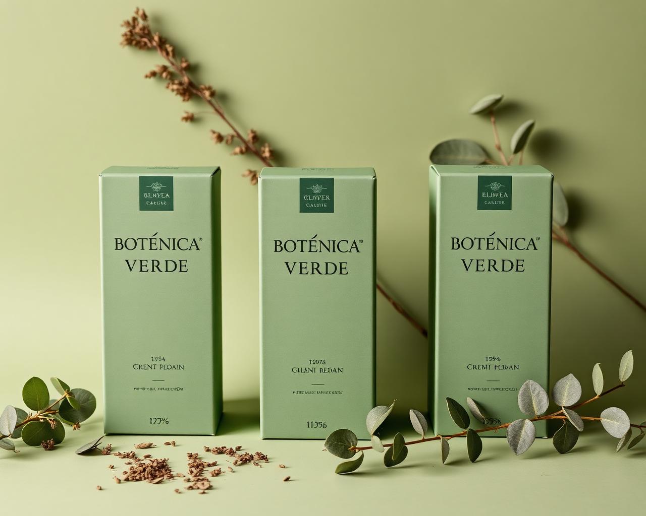 Packaging Botánica Verde infusiones