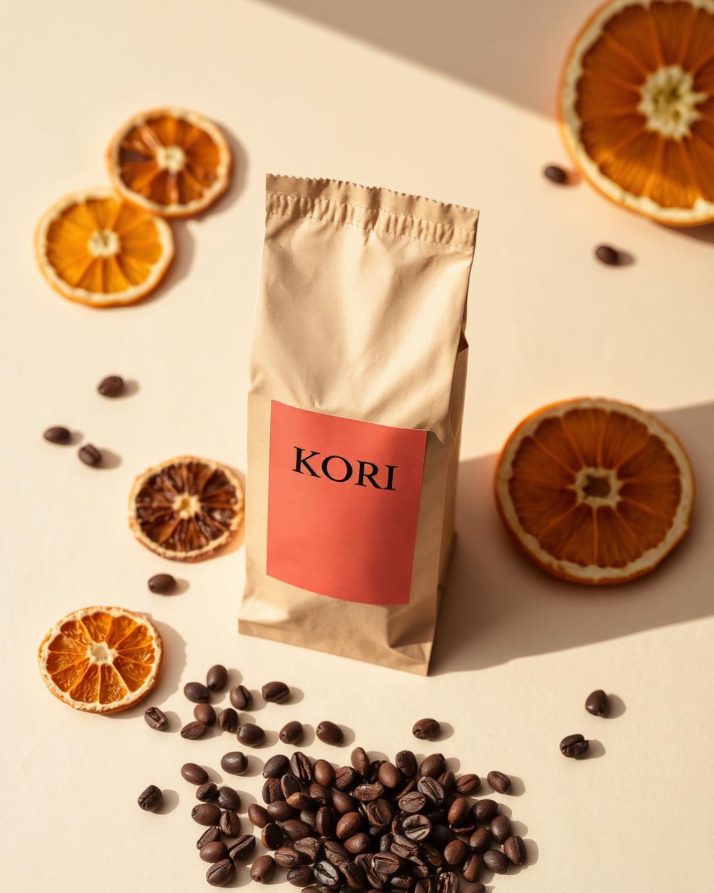 Packaging KORI café de especialidad
